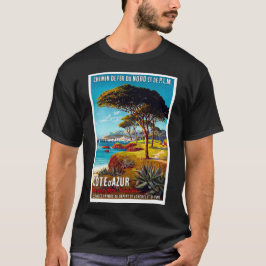 Vintag Chamonix Travel Poster T-Shirt