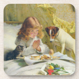 Vintag Charles Burton Barber Suspense Getränkeuntersetzer