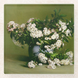 Vintag Charles Ethan Porter Mountain Laurel Glasuntersetzer