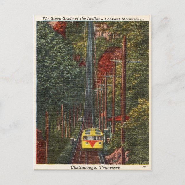 Vintag Chattanooga, Tennessee, Lookout Postkarte (Vorderseite)