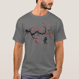 Vintag Cherry Blossom Japanische Kultur und Kunst T-Shirt