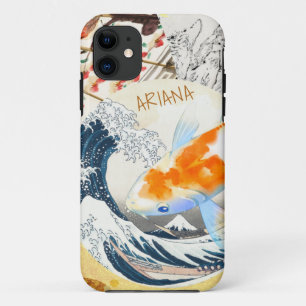 Vintag Chic Gold Koi Teich aus dem japanischen Mit Case-Mate iPhone Hülle