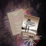 Vintag Chic Las Vegas Hochzeitseinladung Einladung<br><div class="desc">Inspiriert durch eine Kundenanfrage. Modern mit Vintagem Look. Alle Standardtexte können vollständig an Ihre eigenen Textformate angepasst werden, um Ihren Anforderungen gerecht zu werden. Sie können auch die Schriftart, Größen, Textplatzierung und Farbtöne des Textes ändern. Um nur den Text zu ändern, verwenden Sie die Option Personalisieren. Verwenden Sie für umfangreichere...</div>