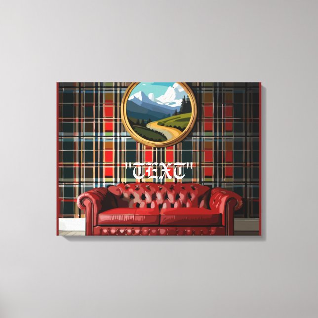 Vintag Chic Leinwanddruck (Vorderseite)