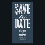 Vintag-Chic-Save the Date Foto-Karten Save The Date<br><div class="desc">Diese schicken und modernen Fotokarten bitten Ihre Gäste stilvoll,  für Ihren großen Tag Save the Date zu gehen. Erhältlich in anderen Farben (individuelle Farbwünsche sind willkommen!).</div>