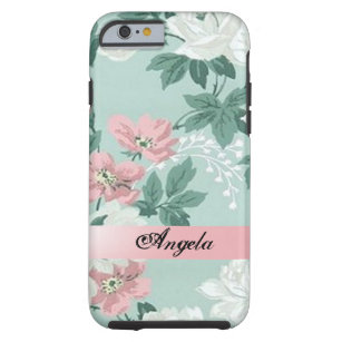 Vintag Chic Shabby Blume Personalisiert Tough iPhone 6 Hülle