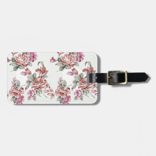 Vintag Chic Shabby Girly Blume Gepäckanhänger