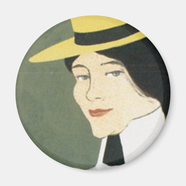 Vintag Chicago Tennis Poster Magnet (Vorne)