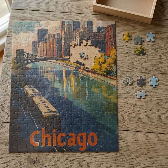 Vintag Chicago Travel Poster (Von Creator hochgeladen)