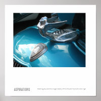Vintag Chrysler Plymouth Hood Ornament Fotografie