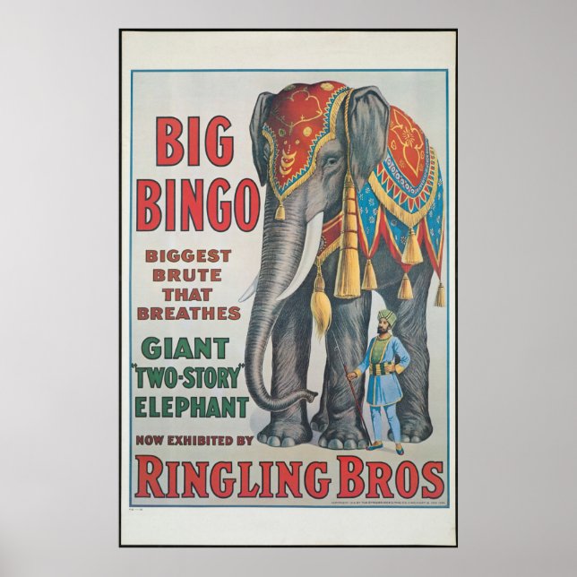Vintag: Circus Barnum & Bailey - Poster (Vorne)