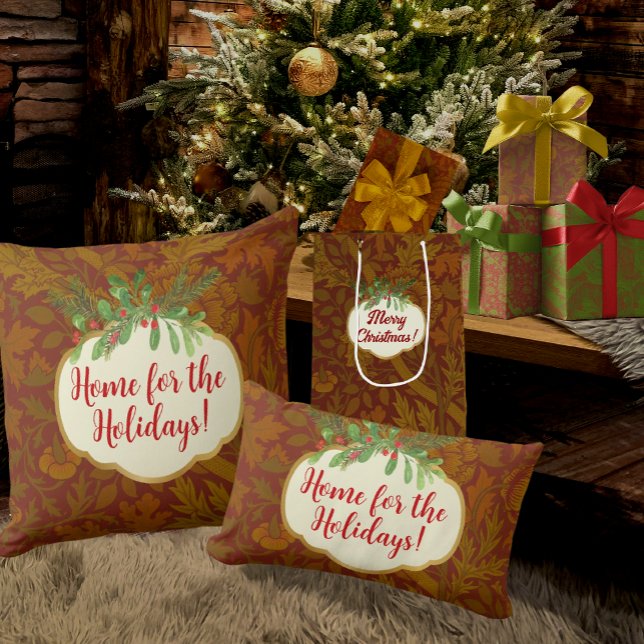 Vintag Classic William Morris Holiday Personalisie Kissen (Von Creator hochgeladen)