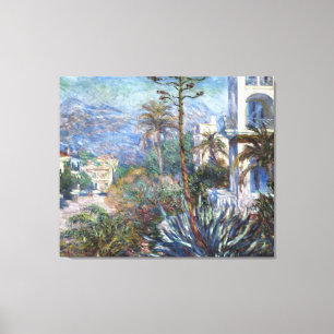 Vintag Claude Monet Villas in Bordighera Leinwanddruck