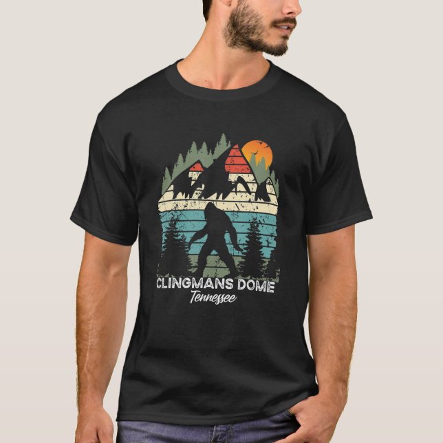 Vintag Clingmans Dome Tennessee Nationalpark Ref. T-Shirt (Vorderseite)