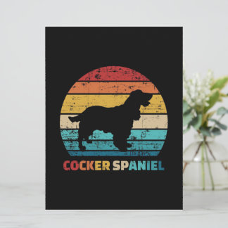 Vintag Cocker Spaniel | Geschenk Cocker Spaniel Lo