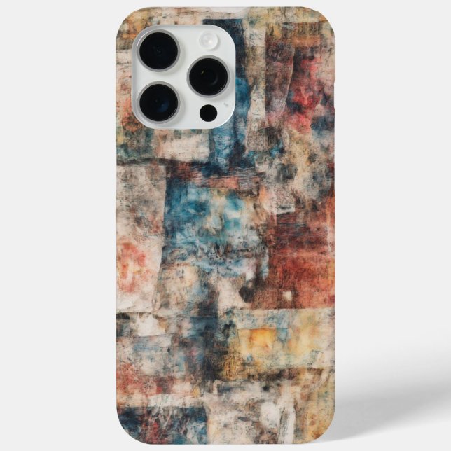 Vintag Collage Abstrakt Mobile Case (Rückseite)