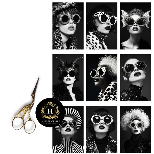 Vintag Collage Retro Rock Star Glamour Decoupage Seidenpapier (Von Creator hochgeladen)