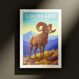 Vintag Colorado Postkarte