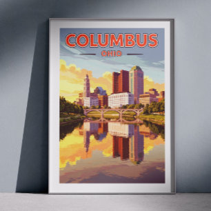 Vintag Columbus Ohio Poster