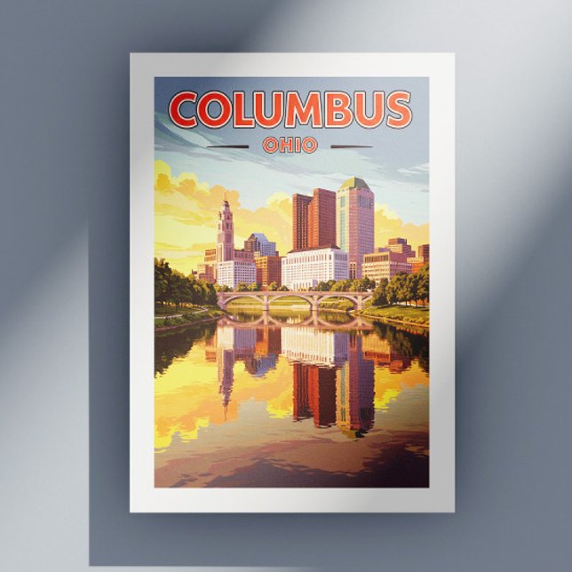 Vintag Columbus Ohio Postkarte (Von Creator hochgeladen)