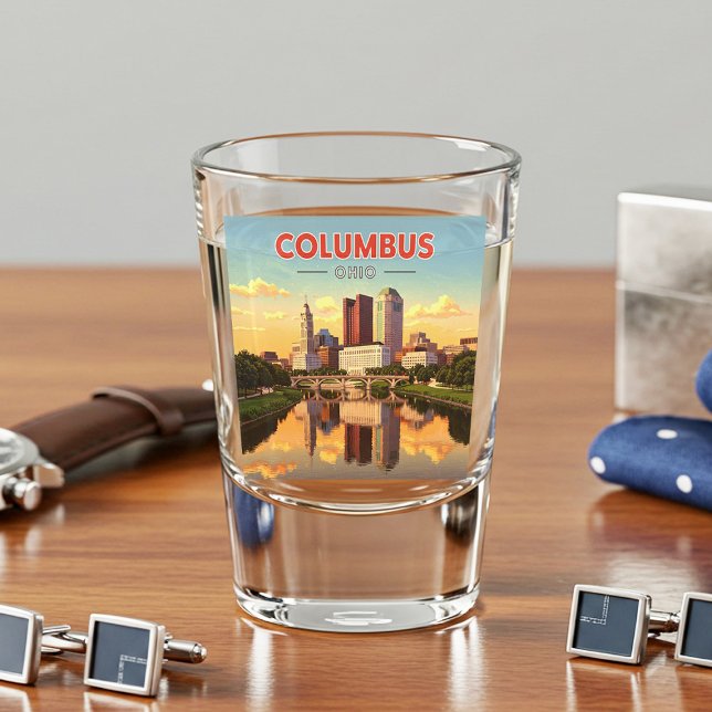 Vintag Columbus Ohio Schnapsglas (Von Creator hochgeladen)