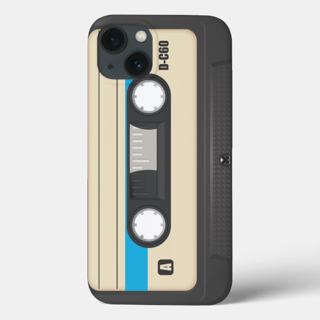 Vintag-Compact-Kassettenband Case-Mate iPhone Hülle (Rückseite)