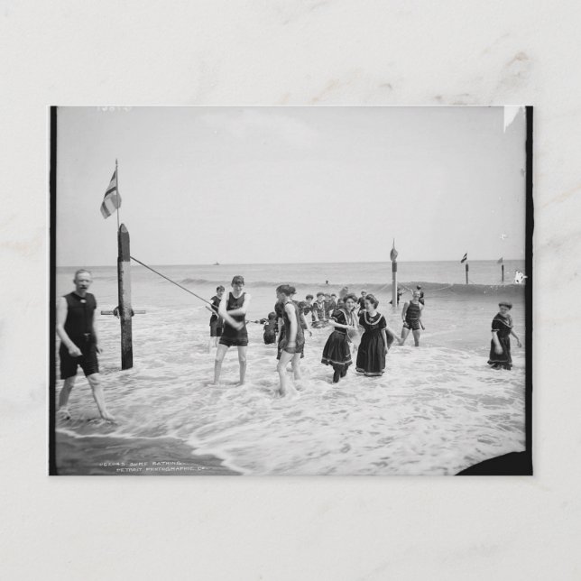 Vintag Coney Island Postkarte (Vorderseite)