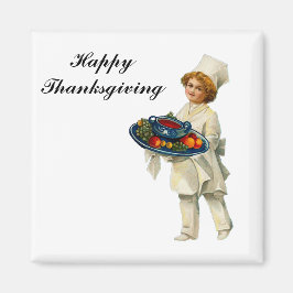 Vintag Cook Square Magnet