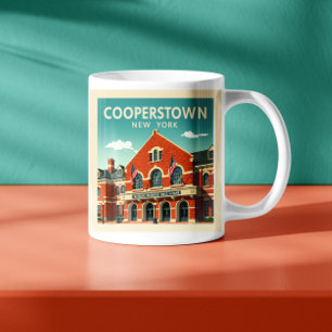 Vintag Cooperstown New York Kaffeetasse