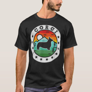 Vintag Corgi Retro Dog Mama Vater T-Shirt