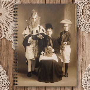Vintag Costume Party Spiral Foto Notebook Notizblock