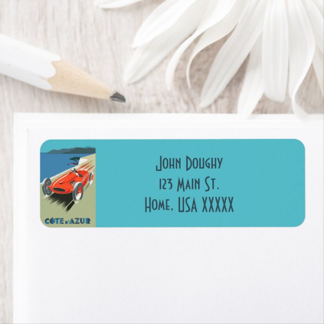 Vintag Cote d'Azur Travel Poster (Insitu)