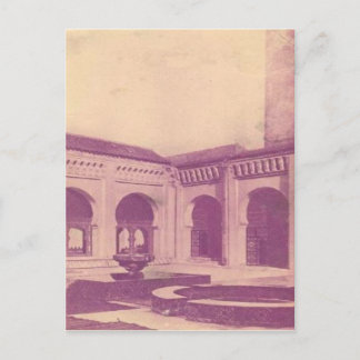 Vintag Courtyard, Algerien 1910 Postkarte
