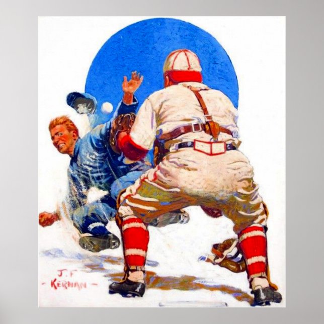 "Vintag Cover Capper's Bauer Magazine" Poster (Vorne)