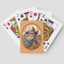 Vintag Cowboy Cat Design