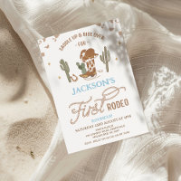 Vintag Cowboy First Rodeo 1. Geburtstag