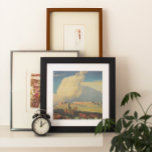 Vintag Cowboys, Open Range von Maynard Dixon Poster<br><div class="desc">Open Range (1942) von Maynard Dixon ist ein Vintages amerikanisches Kunstlandschaftsgemälde. Ein Cowboyrancher reitet sein Pferd auf den Ebenen des Südwestens. Er beherbergt seine Kühe, Bullen und Rinder auf der Prärie. Große weiße Wolken füllen den Himmel über den offenen Feldern und den Mesas. Über den Künstler: Maynard Dixon (1875-1946) war...</div>