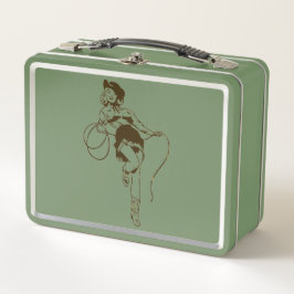 Vintag Cowgirl Lunchbox