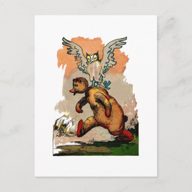 Vintag Critters Tin Woodman Postkarte (Vorderseite)