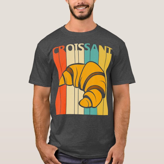 Vintag Croissant T-Shirt (Vorderseite)
