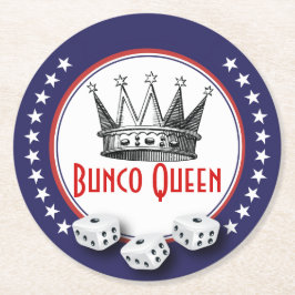 Vintag Crown Bunco Queen Untersetzer