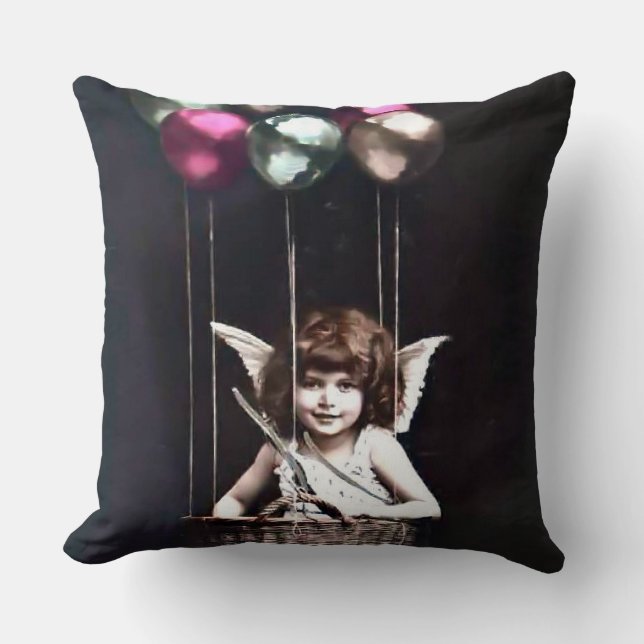 Vintag Cupid Kissen (Vorderseite)