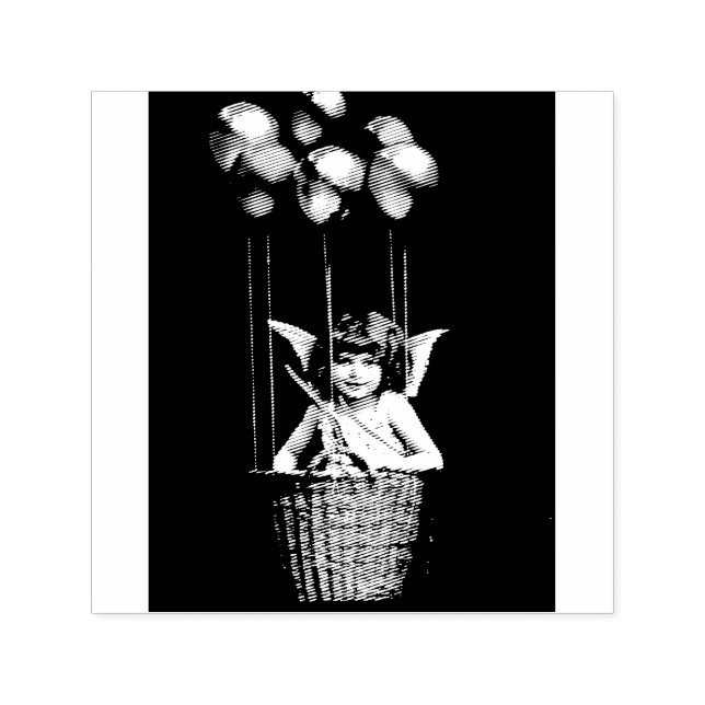 Vintag Cupid Permastempel (Design)