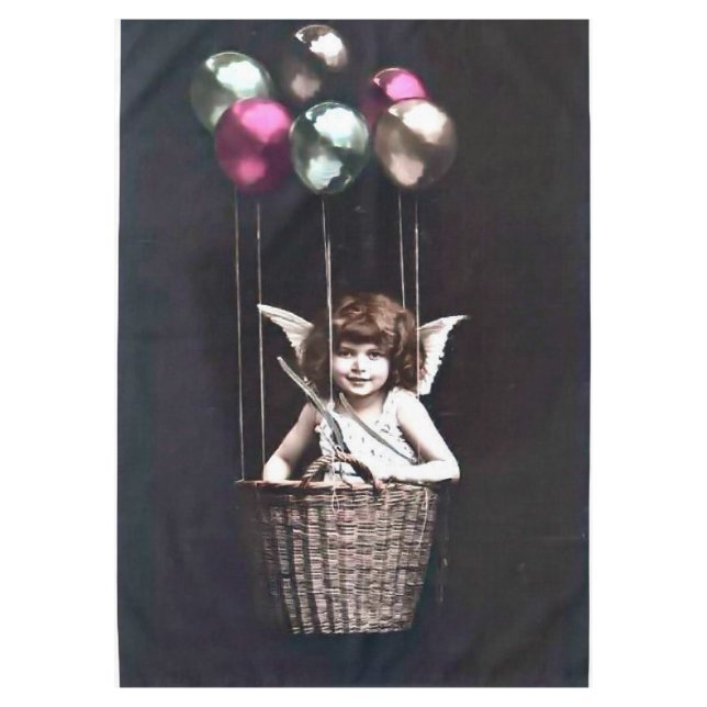 Vintag Cupid Tischdecke (Vorderseite)