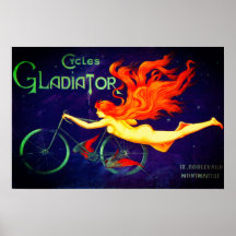 Vintag Cycles Gladiator French Cycling Advert