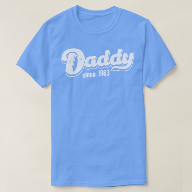Vintag Daddy seit 1963 T-Shirt (Design vorne)