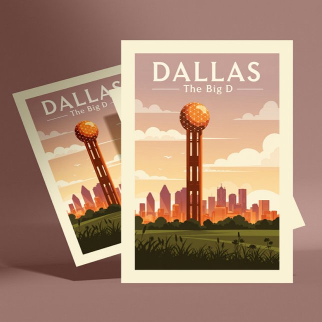 Vintag Dallas Postkarte (Von Creator hochgeladen)