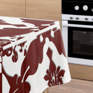 Vintag Damask Monogramm Tischdecke