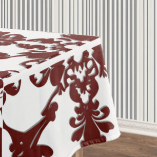 Vintag Damask Monogramm Tischdecke