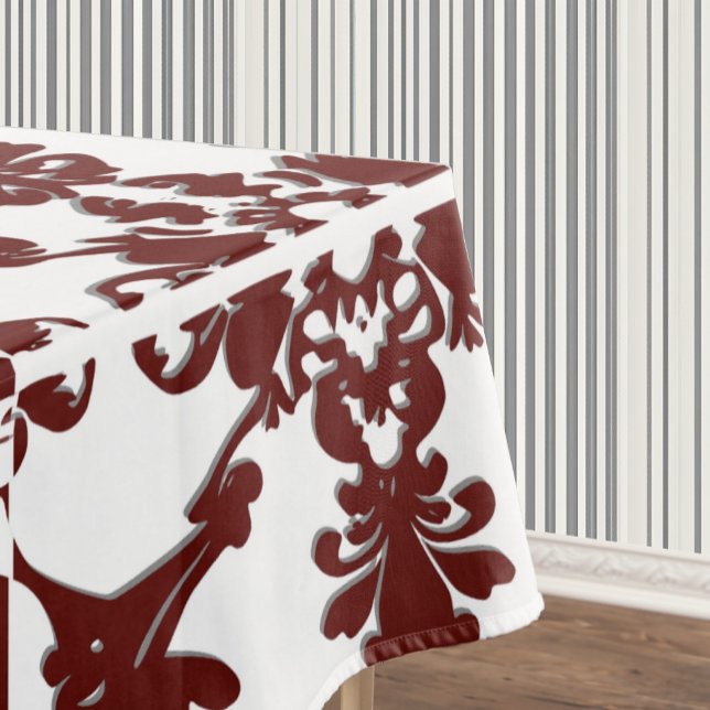 Vintag Damask Monogramm Tischdecke (Von Creator hochgeladen)